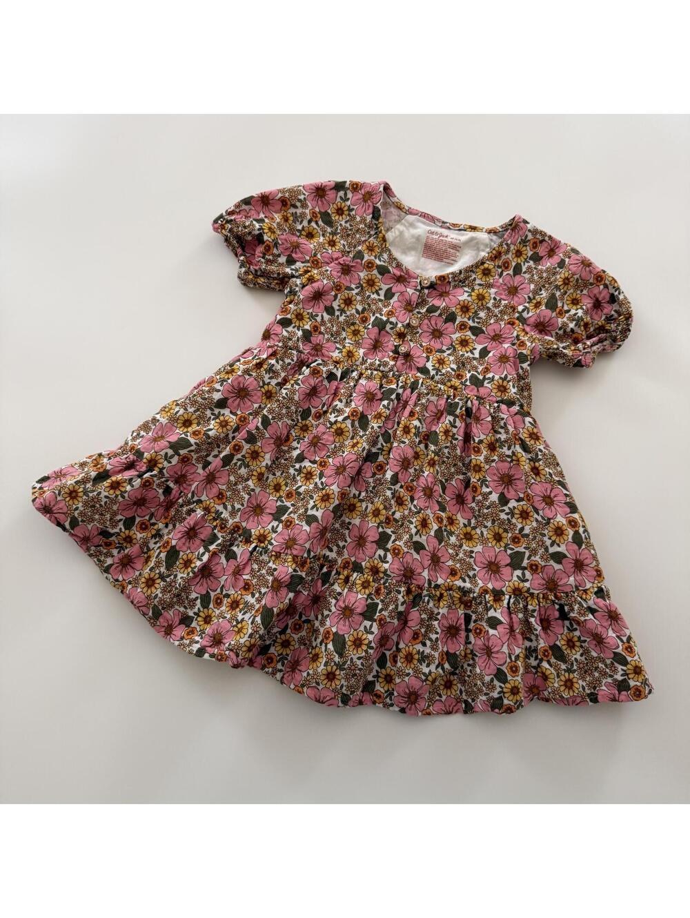 4/5 Muslin Floral Dress